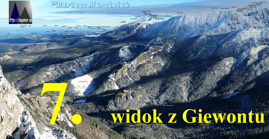 panorama z Giewontu